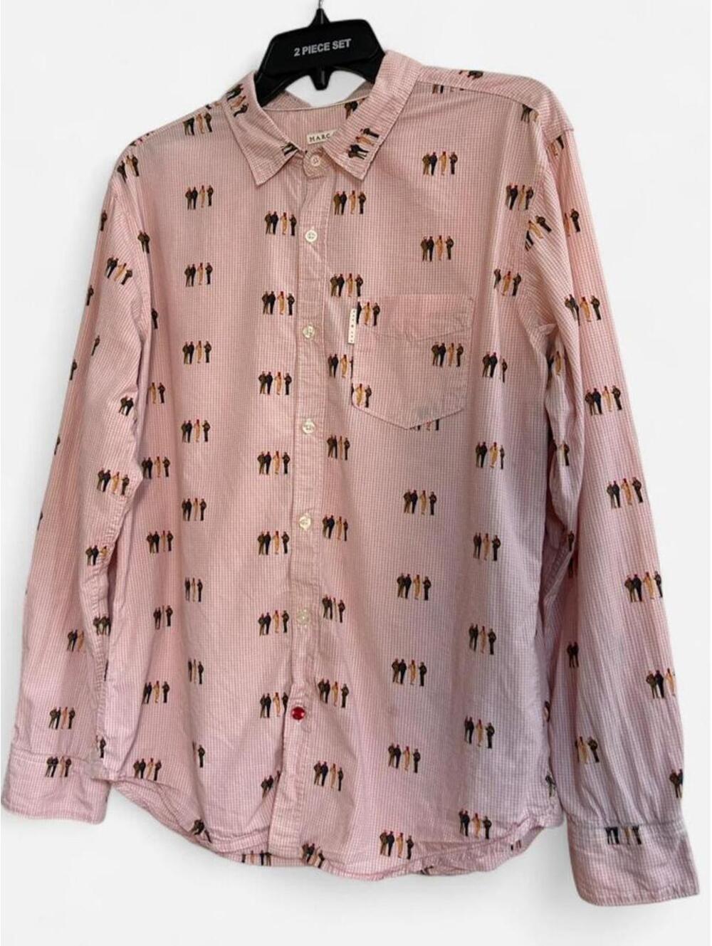 Ecko Unltd. Men's Pink and Multi Shirt